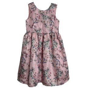 Special Editions Girls Dress Sz 10 Pink Floral Sleeveless Easter Church Wedding
